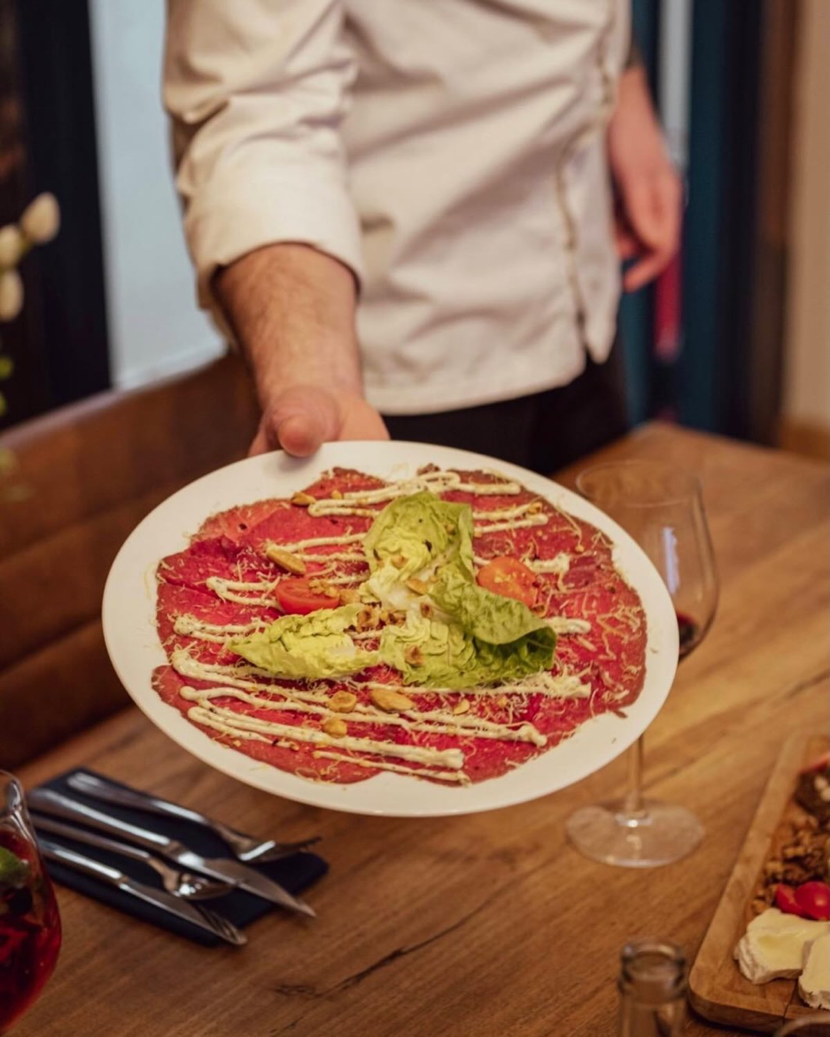 Carpaccio bij Bistro-Bar Gezellig